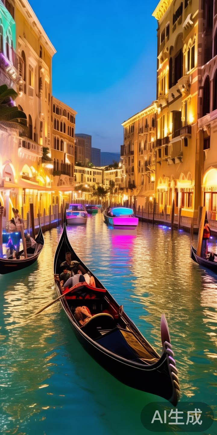 澳门威尼斯人河：畅游水景华丽交融的奢华休闲体验